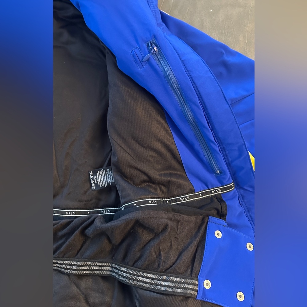 [NILS] Royal Blue Waterproof Ski Jacket - Picture 10 of 15